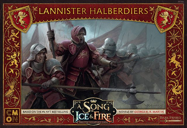 A Song Of Ice And Fire Lannister Halberdiers (Englisch) CMON Westeros Halberds