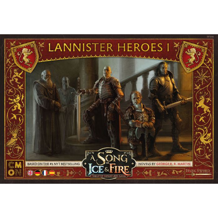 A Song Of Ice And Fire Lannister Heroes 1 DE/EN/ES/FR CMON Lennister Helden