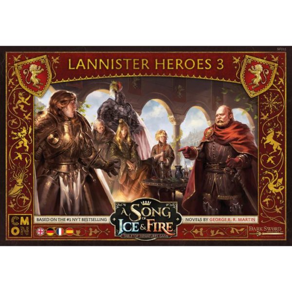 A Song Of Ice And Fire Lannister Heroes 3 (DE/EN/ES/FR) CMON Lennister CMND0191