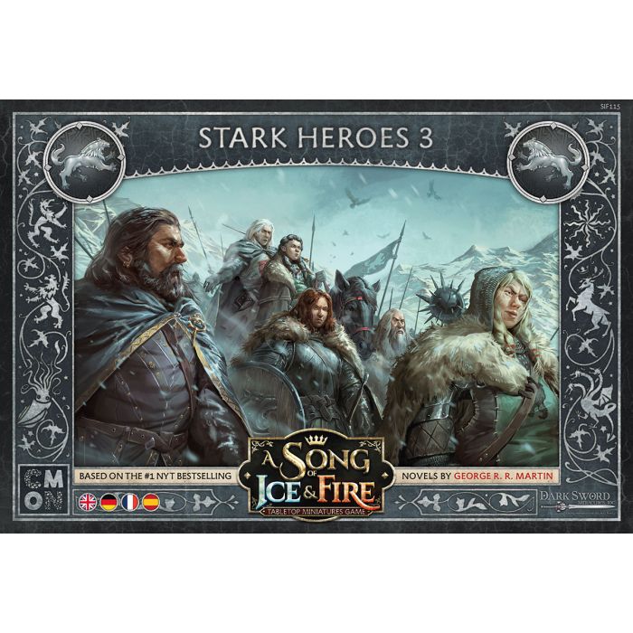 A Song Of Ice And Fire Stark Heroes 3 (DE/EN/ES/FR) CMON Helden III