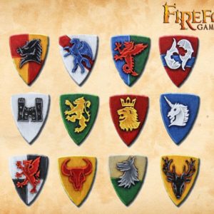 Albion's Knights Shields 12 Fireforge Games Deus Vult Mittelalter Schild Ritter