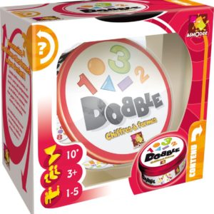 Asmodee Dobble Kids 001769 Beobachtungsspiel Reaktionsspiel Legespiel FUN