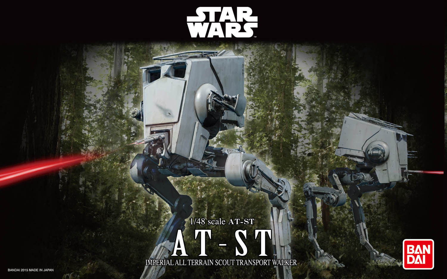 Bandai Star Wars AT-ST Bausatz in 1/148 AT ST Kampfläufer 0194869--2400