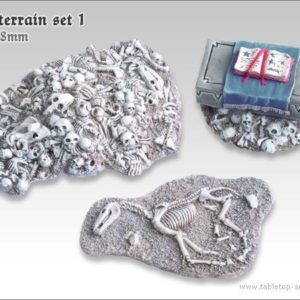Bone Terrain Set 1 (3) Tabletop Art Base Gestalltung Umbau GelÃ¤nde Diorama