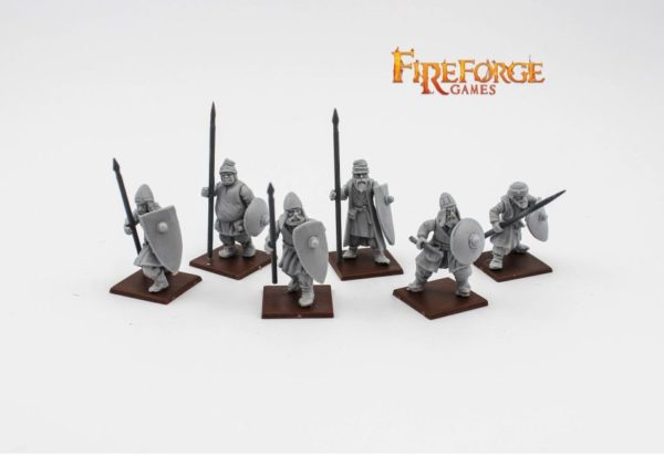 City Militia with Spears Fireforge Games Middle Ages Ritter Knight Russian