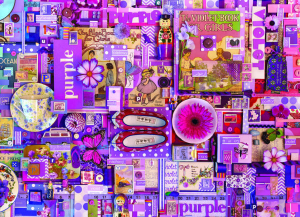 Cobble Hill / Outset Media Purple 1000 Teile Puzzle Cobble-Hill-80151