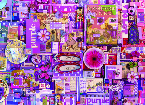 Cobble Hill / Outset Media Purple 1000 Teile Puzzle Cobble-Hill-80151