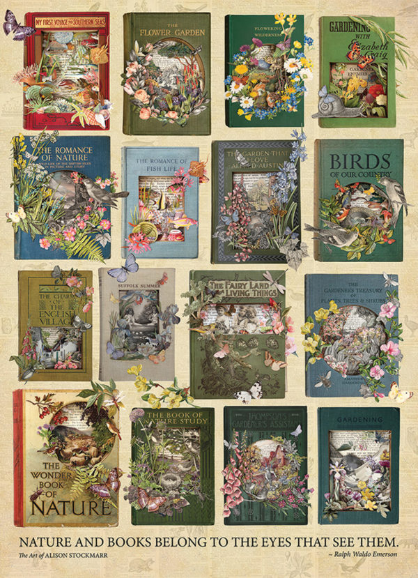 Cobble Hill / Outset Media The Nature of Books 1000 Teile Puzzle Cobble-Hill-80285