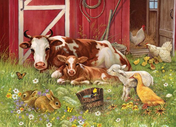 Cobble Hill / Outset Media XXL Teile - Barnyard Babies 350 Teile Puzzle Cobble-Hill-54630