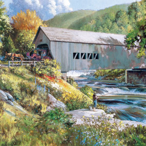 Cobble Hill / Outset Media XXL Teile - Covered Bridge 275 Teile Puzzle Cobble-Hill-88031