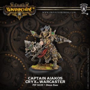 Cryx Captain Aiakos Warcaster Privateer Press Warmachine PIP34129 Hordes