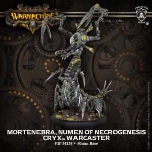 Cryx Mortenebra Numen of Necrogenesis Warcaster Privateer Press Warmachine