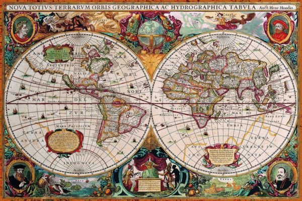 Eurographics Antique World Map 2000 Teile Puzzle Eurographics-8220-1997