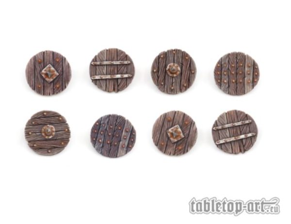 Fantasy Warrior Schilder Set 1 (8) Tabletop Art Base Gestaltung Umbau Shields