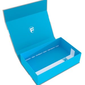 Feldherr Half-Size Magnetbox 75 mm blau -leer- Box Storage Transport Kiste Box