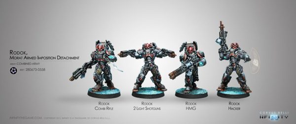 Infinity Combined Army Rodoks Morat Armed Imposition Detachment Corvus Belli