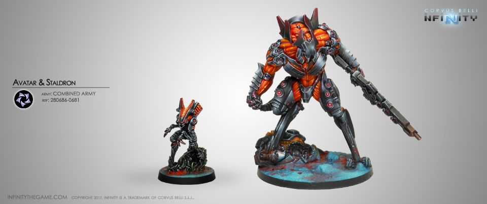 Infinity - Combined Army Support Pack Corvus Belli 280686 Staldron Multi HMG