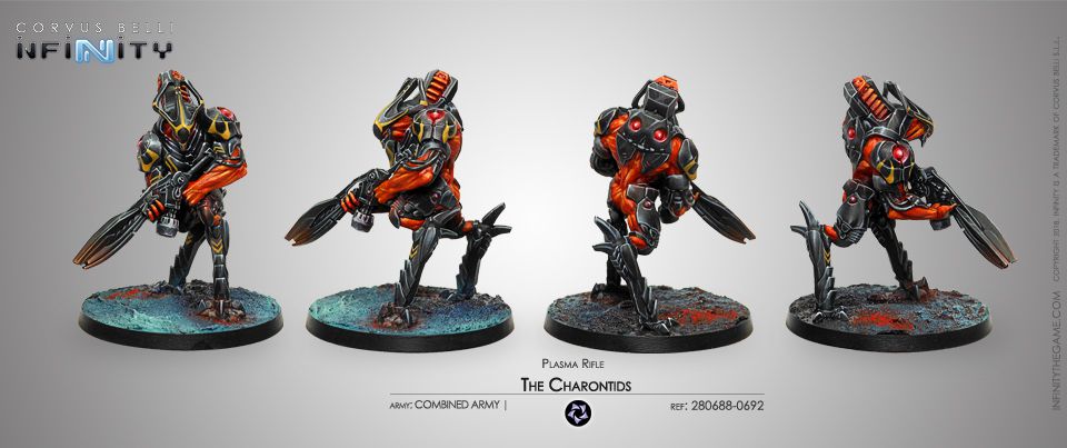 Infinity Combined Army The Charontids (Plasma Rifle) - Corvus Belli INF280688