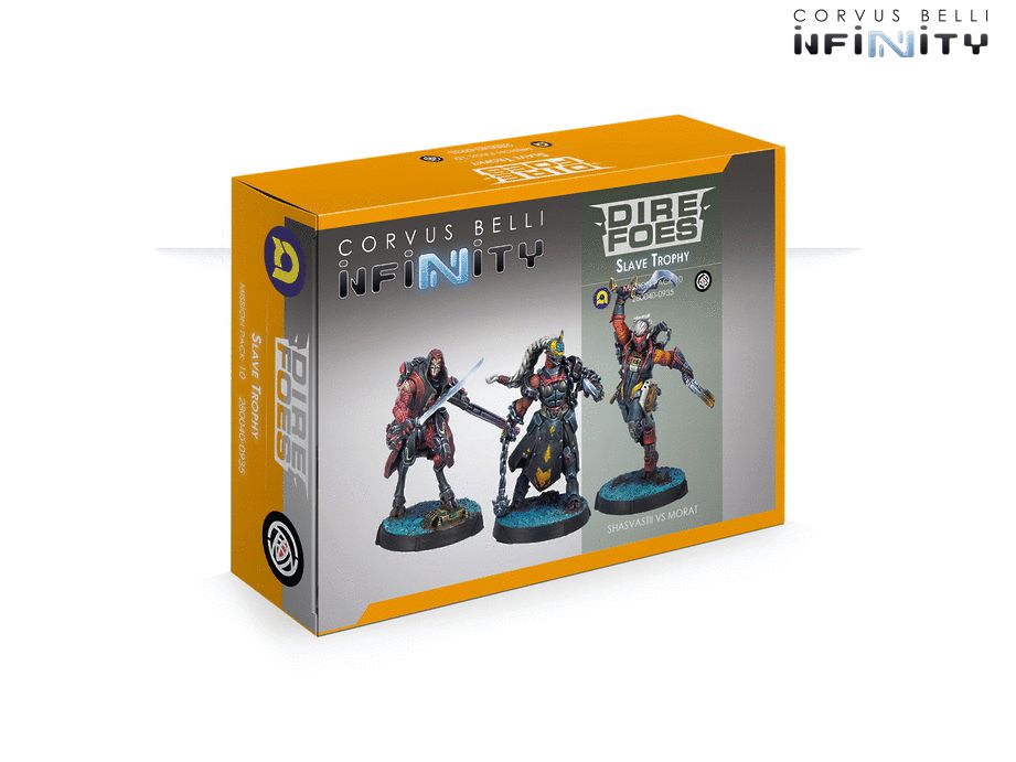 Infinity Dire Foes Mission Pack 10 Slave Trophy Combined Army Corvus Belli
