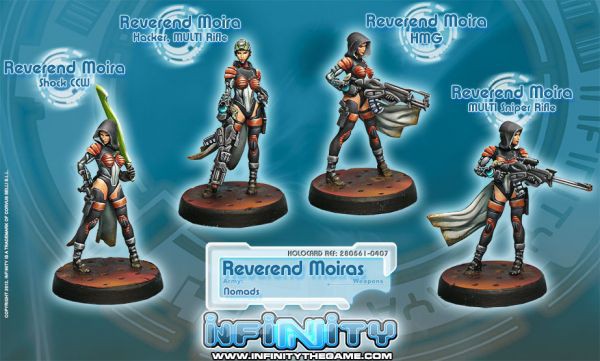 Infinity - Nomads Reverend Moiras - Corvus Belli 280561 Sturmtruppen