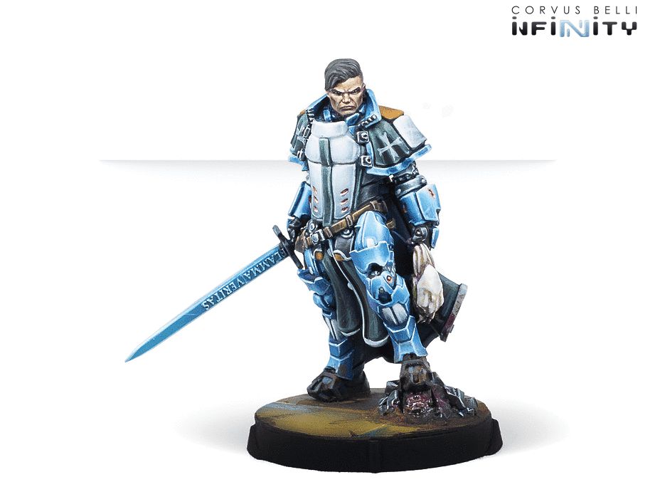 Infinity PanOceania Padre-Inquisidor Mendoza Pre-Order Exclusive N4 Aristeia