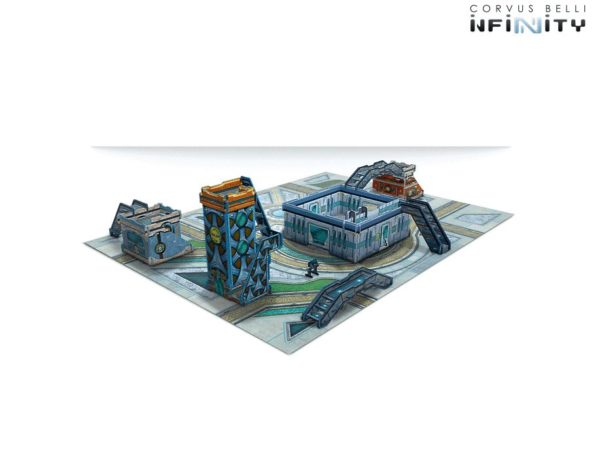 Infinity Salvora Technopole Scenery Expansion Pack Corvus Belli 285068 GelÃ¤nde