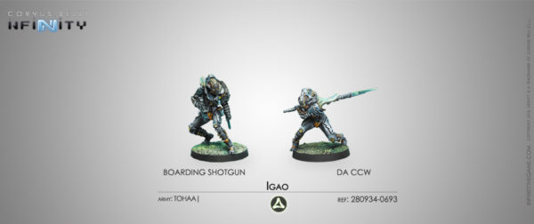 Infinity Tohaa Igao (Boarding Shotgun, DA CC Weapon) Corvus Belli INF 280934