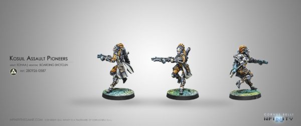 Infinity - Tohaa Kosuil Assault Pioneers Boarding Shotgun - Corvus Belli 280926