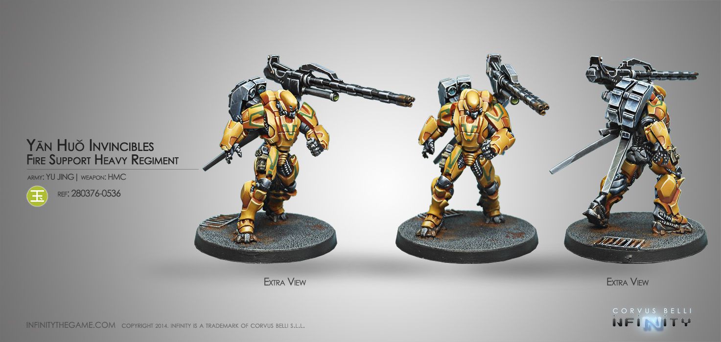 Infinity - Yu Jing Invincibles Yan Huo HMC - Corvus Belli INF 280376