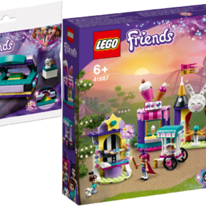 LEGO® Friends 2er Set: 30414 Emmas Zaubertruhe - Polybag + 41687 Magische Jahrmarktbuden