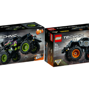 LEGO® Technic 2er Set: 42118 Monster Jam® Grave Digger® + 42119 Monster Jam® Max-D®