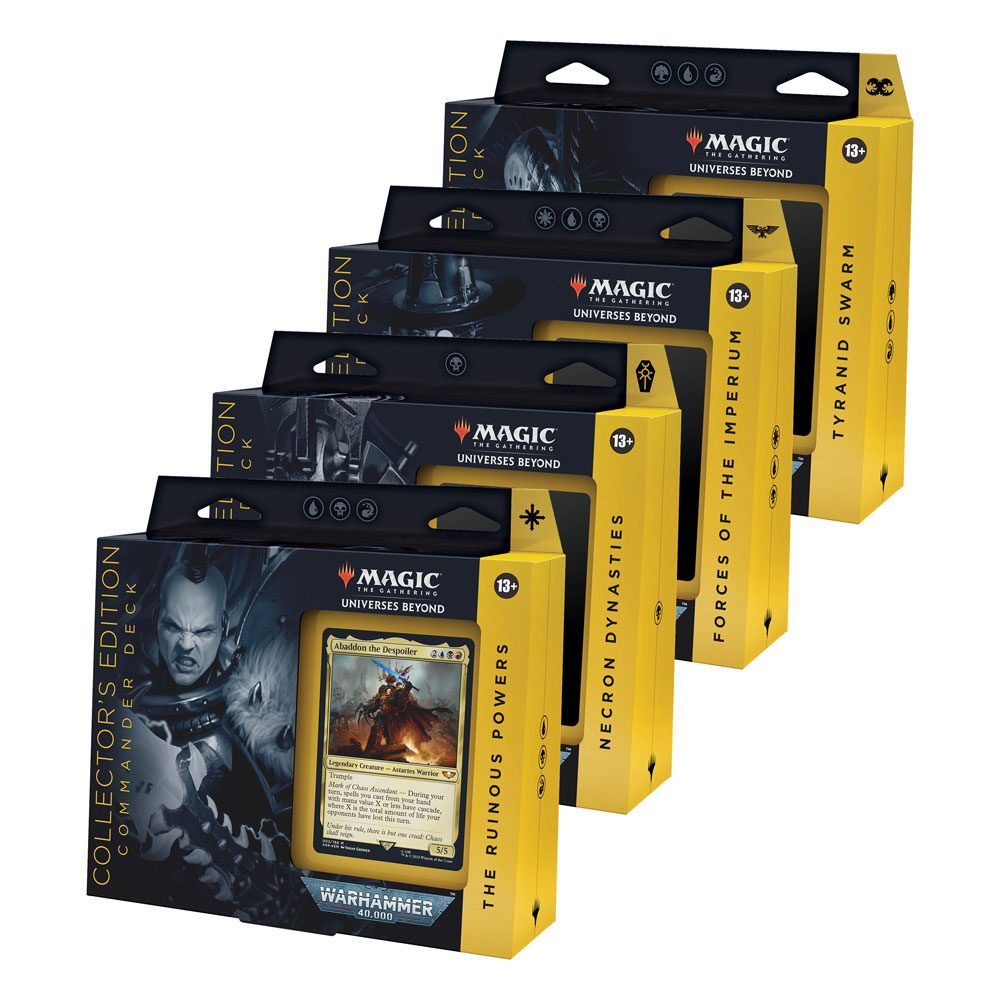 Magic Warhammer 40.000 Commander Deck Collector's Edition Bundle 4er Set (Englisch) Universes Beyond