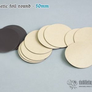 Magnetfolien 50mm rund 12 StÃ¼ck Tabletop Art selbstklebend Magnet Bases Basen