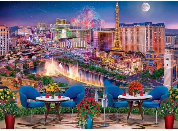 Master Pieces Colorscapes - Las Vegas 1000 Teile Puzzle Master-Pieces-72024