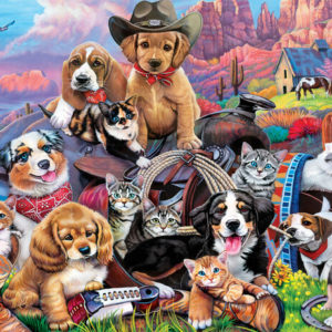 Master Pieces Cowboys at Work 1000 Teile Puzzle Master-Pieces-72228