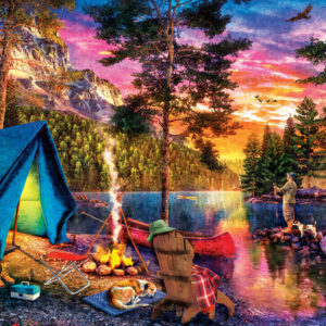 Master Pieces Fishing in the Highlands 1000 Teile Puzzle Master-Pieces-72229