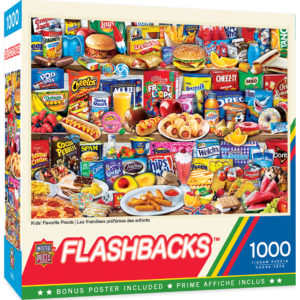 Master Pieces Kids Favourite Food 1000 Teile Puzzle Master-Pieces-72140