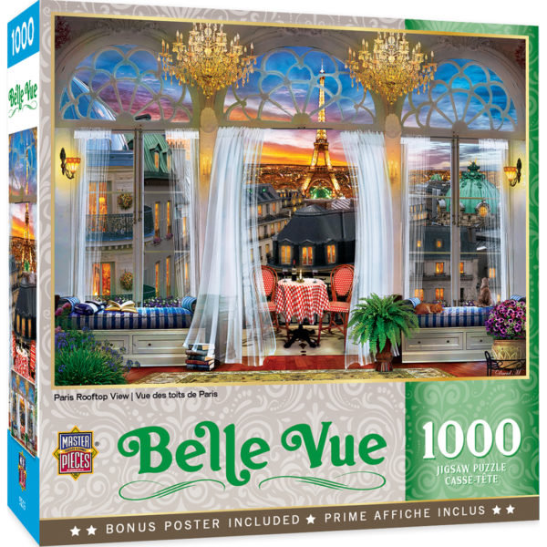 Master Pieces Paris Rooftops 1000 Teile Puzzle Master-Pieces-72110