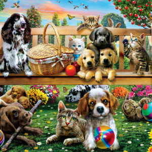 Master Pieces Premium Collection - Meetup at the Park 1000 Teile Puzzle Master-Pieces-72234