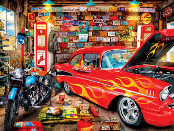 Master Pieces Retro Garage 750 Teile Puzzle Master-Pieces-32273