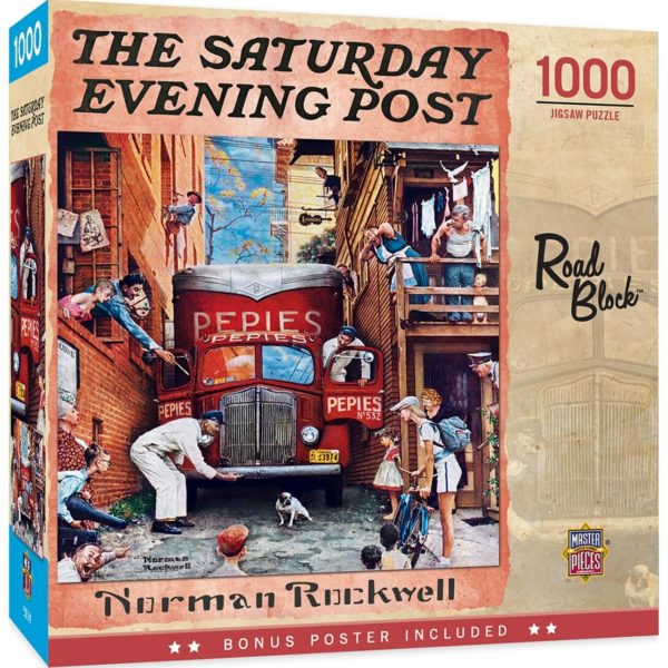 Master Pieces The Saturday Evening Post - Norman Rockwell 1000 Teile Puzzle Master-Pieces-72068