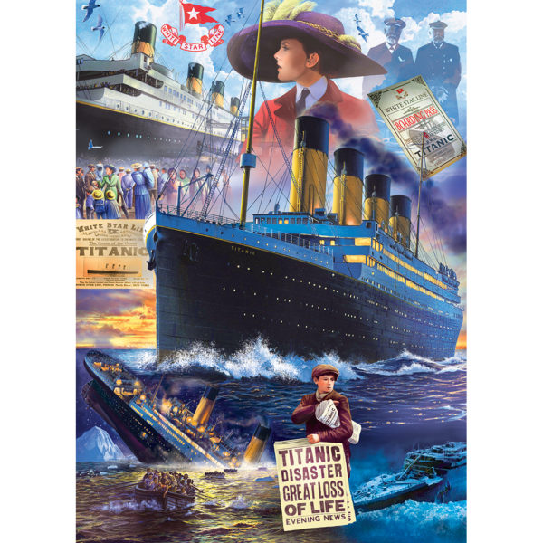 Master Pieces Titanic Collage 1000 Teile Puzzle Master-Pieces-60344