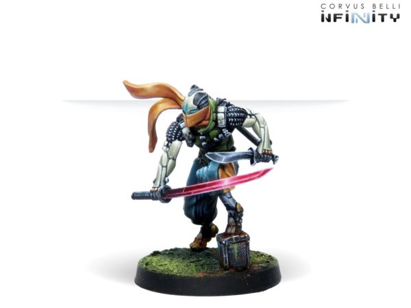 NA2 Saito TÅgan Mercenary Ninja Combi Rifle Corvus Belli INF 280738 merc togan