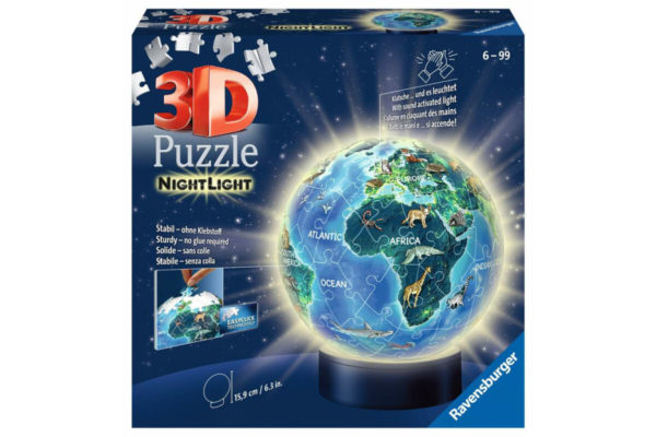 Nachtlicht - Erde bei Nacht 3D Puzzle
