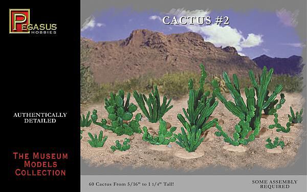 Pegasus Hobbies Cactus #2 Terrain GelÃ¤nde Modellbau kleine Kakteen Kaktusse