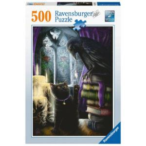 Ravensburger 500 Teile Puzzle Rabe und Katze im Turmzimmer