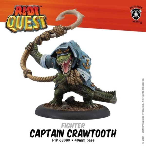Riot Quest Captain Crawtooth Hero Expansion Privateer Press PIP 63009