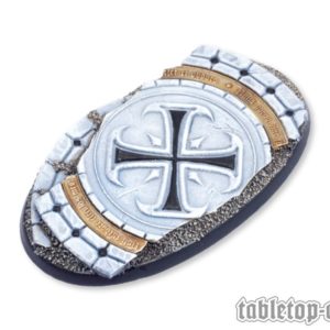 Ruins of Sanctuary 90mm Ovalbase 2 (1) Tabletop Art Base 90 mm Oval Bases TTA