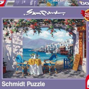 Schmidt Puzzle Park Rendezvous auf Mykonos 1000 T