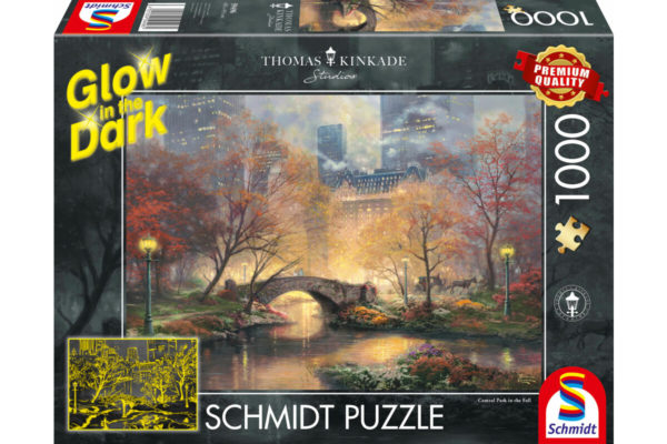 Schmidt Spiele 1000 Teile Puzzle: 59496 Central Park im Herbst, Glow in the Dark